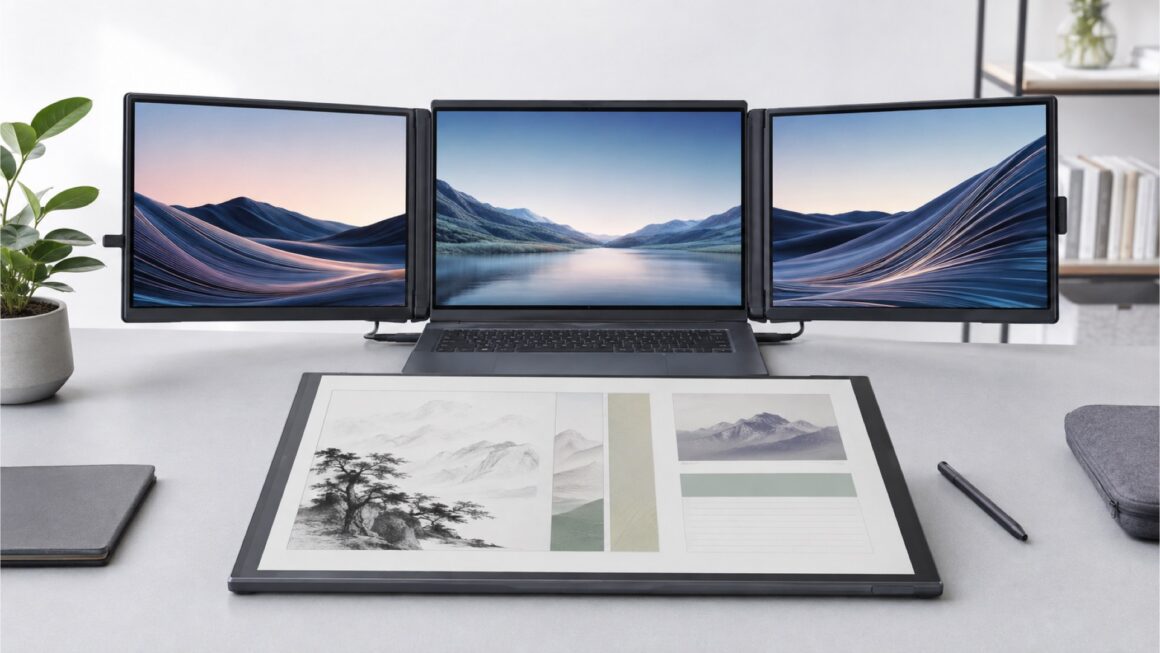 Acer, Renkli ePaper EP130K ve Üç Ekranlı PD163Q P3 Modellerini Tanıttı