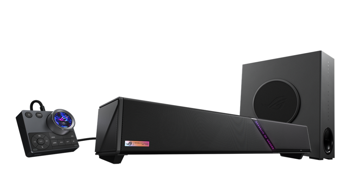 ASUS ROG Gjallar, Dolby Atmos Destekli Oyuncu Soundbar'ı Olarak Tanıtıldı