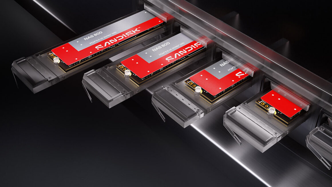 SanDisk, NAS 600 SATA ve NAS 800 NVMe SSD Modellerini Tanıttı