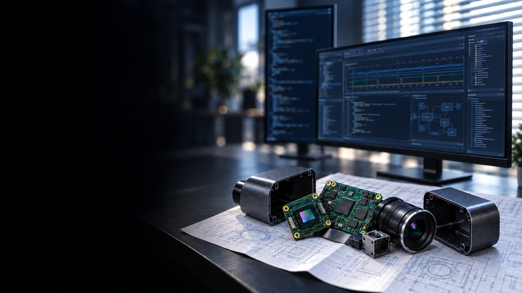 AMD Ross basın sunumunda gömülü sistem geliştirmeyi temsil eden görsel