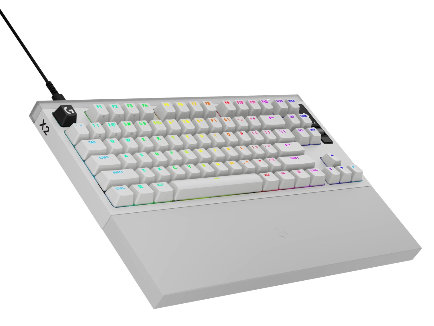Logitech G PRO X2 RAPID beyaz oyuncu klavyesi