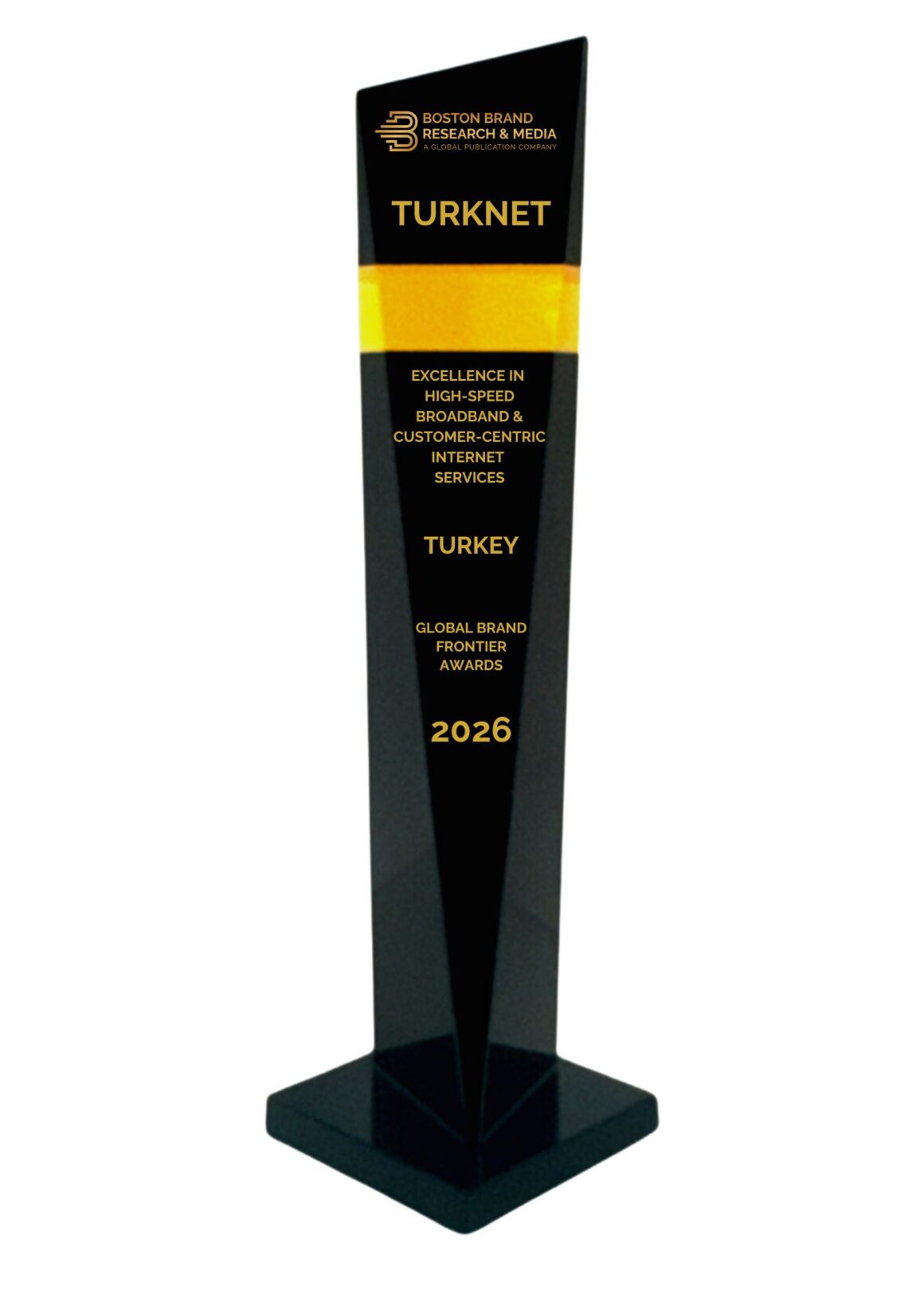 TurkNet Global Brand Frontier Awards 2026 ödülü