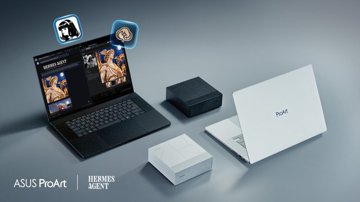 ASUS ProArt P16 RTX Spark ve Hermes Agent tanıtım görseli