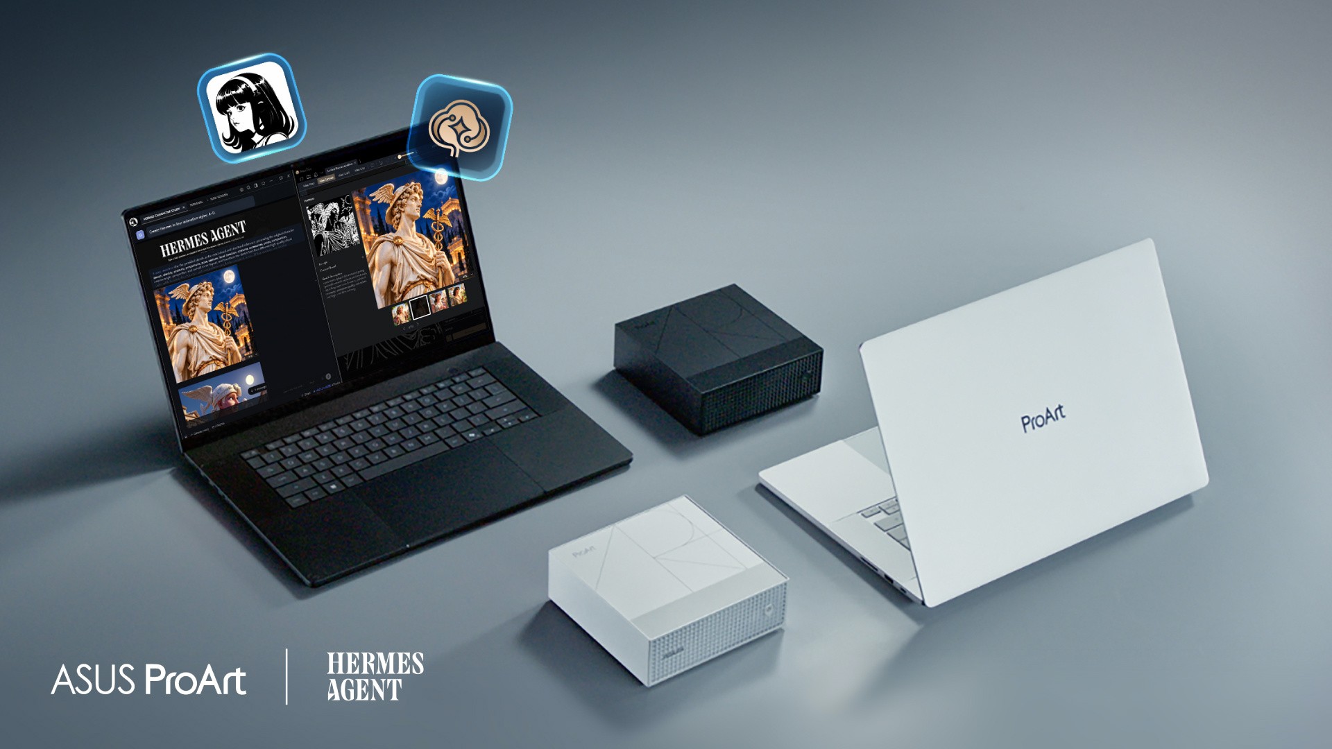 ASUS ProArt P16 RTX Spark ve Hermes Agent tanıtım görseli