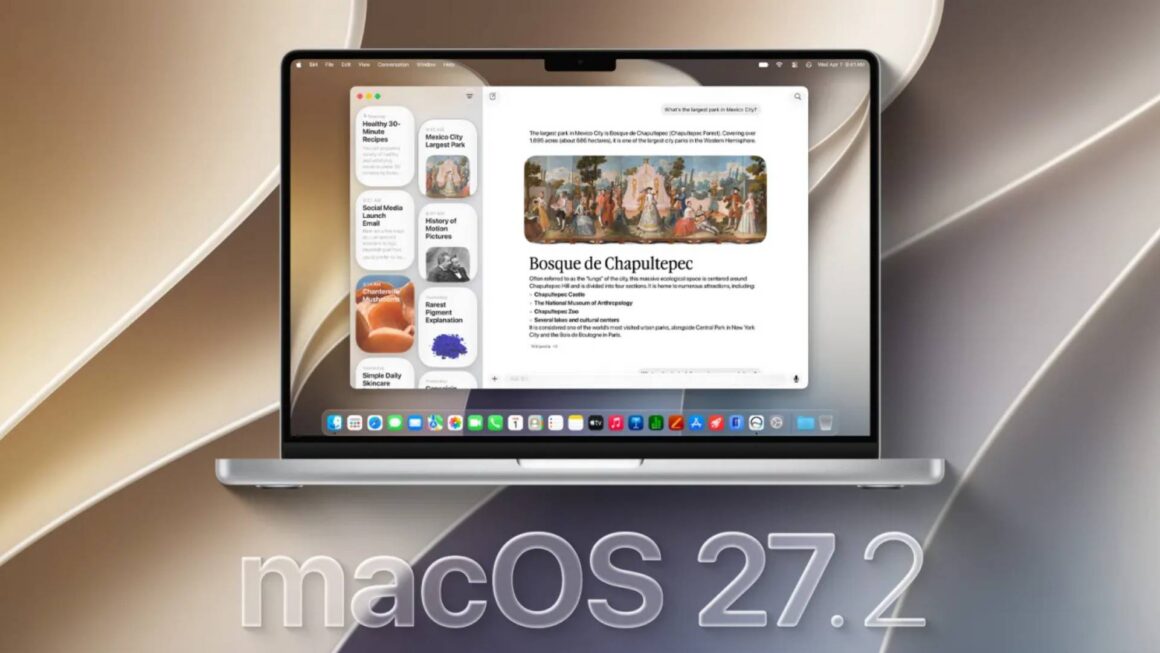macOS Golden Gate 27.2 Güncellemesi