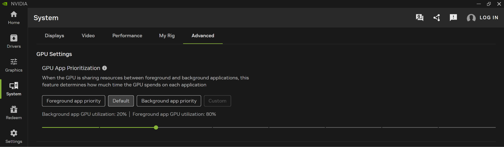 NVIDIA App GPU kaynak paylaşımı ve uygulama önceliği ayarları